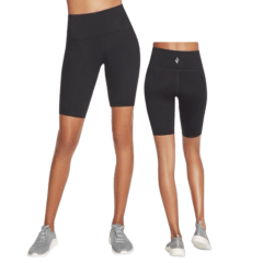 Bermuda Ciclista Skechers W3SH53 Go Flex Bike Short Preto