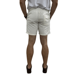 Bermuda Ogochi 4524102 Resort Casual Bolso Faca Off White