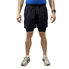 Bermuda Praxis 922 V26198 Short Duplo com Malha Térmica