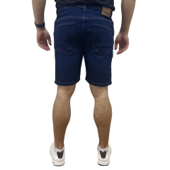 Bermuda Visual 51145 Jeans Masculina Marinho