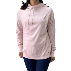Blusa Anselmi 46259 com capuz Rosa bebê