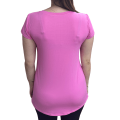 Blusa Praxis 212 691 New Trip Tecido Lycra Rosa