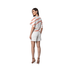 Blusa Rosa Tatuada 10544 Supremo Flow Sublimada Off White