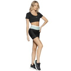 Blusa Run More 01624 Cropped Preto