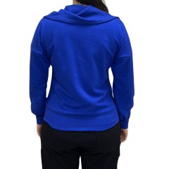 Blusão Praxis I24143 tecido Sport Fleece Azul