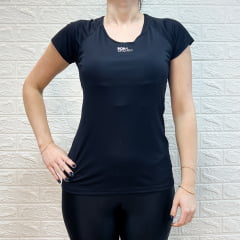Blusa Rosa Tatuada 8857 15877 T-Shirt Fitness Square Preto