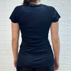 Blusa Rosa Tatuada 8857 15877 T-Shirt Fitness Square Preto