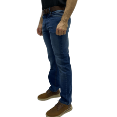 Calça Osmoze 5001100204 Luster Slim Jeans Marinho