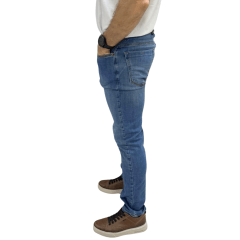 Calça Oyhan 46C4032 Skinny Nanjing Azul Marinho