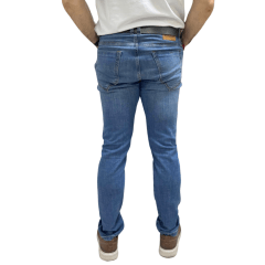 Calça Oyhan 46C4032 Skinny Nanjing Azul Marinho