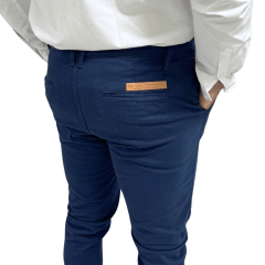 Calça Oyhan 99C4104 Sarja Skinny NIMES Marinho