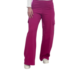Calça Praxis I24149 Pantalona tecido Sport Fleece Rosa