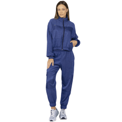 Calça Run More 05328 Jogger tecido peach Azul Marinho