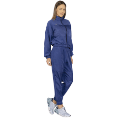 Calça Run More 05328 Jogger tecido peach Azul Marinho