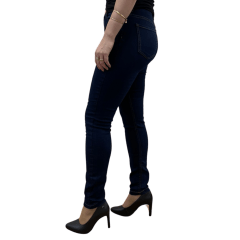Calça Visual Jeans 102968 Midi Feminina Marinho