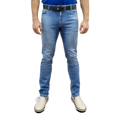 Calça Visual Jeans 251718 Slim Masculina Azul Jeans
