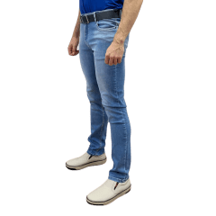 Calça Visual Jeans 251718 Slim Masculina Azul Jeans