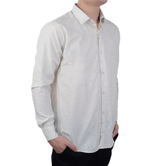 Camisa Ogochi 001543012 Slim Casual Flame Linho