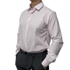 Camisa Ogochi 1520072 ML Slim Essencial Rosa
