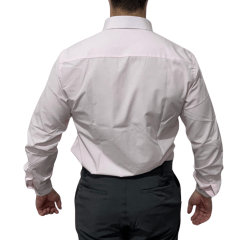 Camisa Ogochi 1520072 ML Slim Essencial Rosa