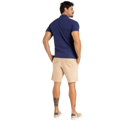 Camisa Polo Oyhan 99P1271 Tecido Piquet Marinho