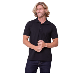 Camisa Polo Oyhan 99P1271 Tecido Piquet Preto