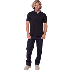 Camisa Polo Oyhan 99P1271 Tecido Piquet Preto