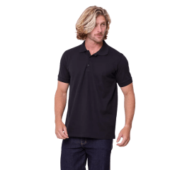 Camisa Polo Oyhan 99P1271 Tecido Piquet Preto