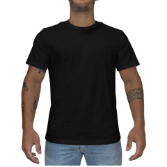 Camiseta Ogochi 006001001 Essencial Slim Algodão Preto