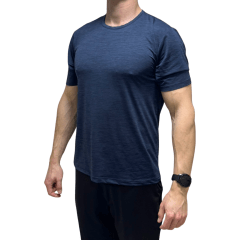 Camiseta Ogochi 6460008 MC Sport Slim Azul Marinho