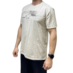 Camiseta Ogochi 6543033 MC Concept Algodão Bege