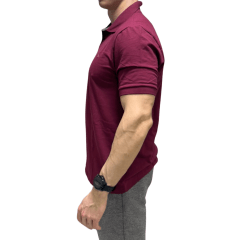 Camiseta Ogochi 7490001 Polo Essencial Slim Vinho