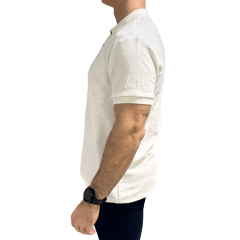 Camiseta Oyhan 46P1207 Regular Fit Tricot Premium Off White