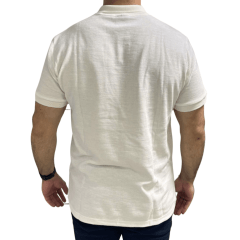 Camiseta Oyhan 46P1207 Regular Fit Tricot Premium Off White