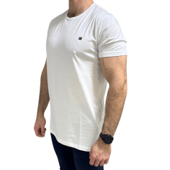 Camiseta Oyhan 99T2002 T-Shirt em Algodão PIMA Branco