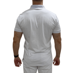 Camiseta Oyhan P2202 Algodão PIMA Peruano Branco