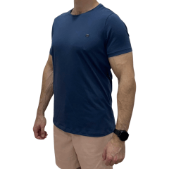 Camiseta Oyhan T2003 Algodão Fio Egípcio Marinho
