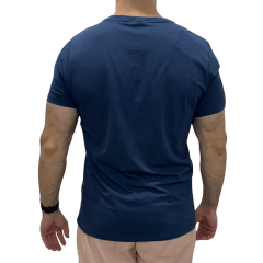 Camiseta Oyhan T2003 Algodão Fio Egípcio Marinho