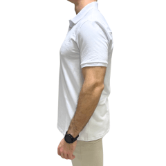 Camiseta Polo Ogochi 7001001 Polo MC Essencial Branca