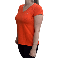 Camiseta Praxis V21190 Fio Texturizado Texneo Dry Laranja