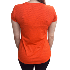 Camiseta Praxis V21190 Fio Texturizado Texneo Dry Laranja