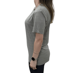 Camiseta Praxis V24138 tecido Poliamida Mescla