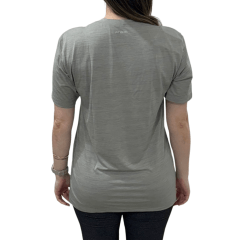 Camiseta Praxis V24138 tecido Poliamida Mescla