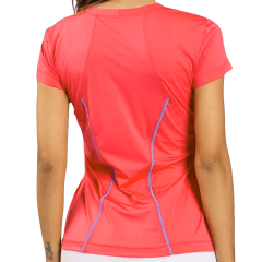 Camiseta Praxis V25122 Poli Dry com proteção UV50+ Laranja Neon