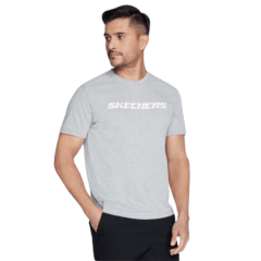 Camiseta Skechers TS72 StrikeThrough Tee Algodão