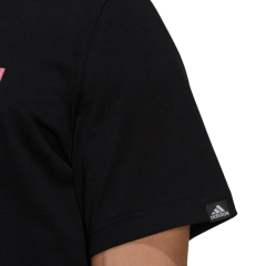 Camiseta Adidas GS6226 Listra Pink 100% Algodão