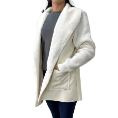 Casaco Anselmi 10580 Lã Off White