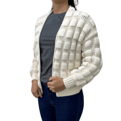 Casaco Anselmi 14616 Cru Off White