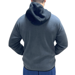 Casaco New Balance MJ43517B Fleece com Bolsos Internos Cinza