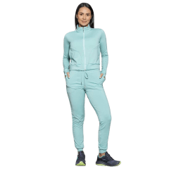 Casaco Run More 14274 Tecido Thermo Verde Claro